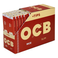 Бумага для самокруток OCB Rice King Size Slim + Tips Бумага для самокруток OCB Rice King Size Slim + Tips