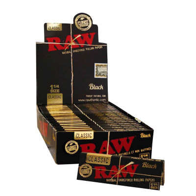 Бумага для самокруток RAW Black Classic 1¼ Size