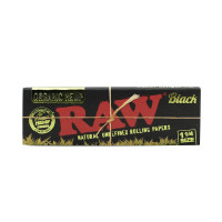 Бумага для самокруток RAW Black Organic Hemp 1¼ Бумага для самокруток RAW Black Organic Hemp 1¼
