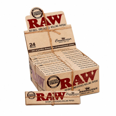 Бумага для самокруток RAW Classic Connoisseur King Size Slim + Tips