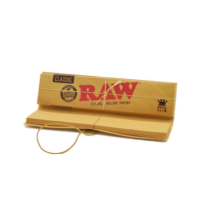 Бумага для самокруток RAW Classic Connoisseur King Size Slim + Tips Бумага для самокруток RAW Classic Connoisseur King Size Slim + Tips