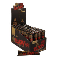 Конусы RAW Black Classic King Size 3 шт. Конусы RAW Black Classic King Size 3 шт.