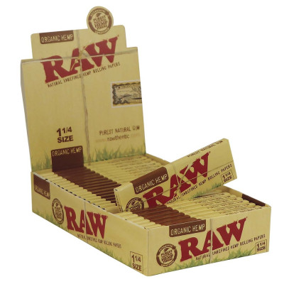 Бумага для самокруток RAW Organic Hemp 1¼ Size